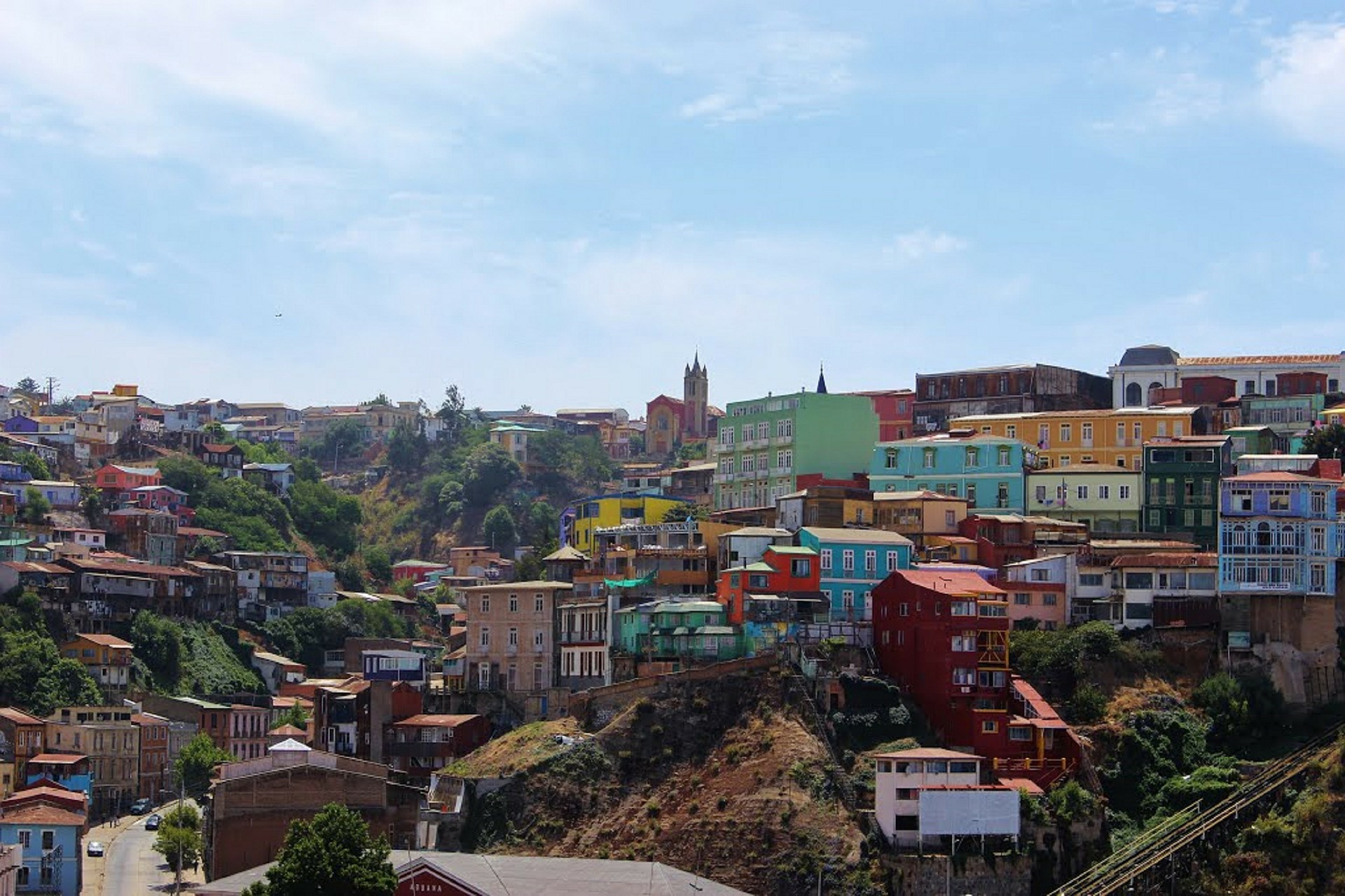 Der Cerro Alegre in Valparaíso
