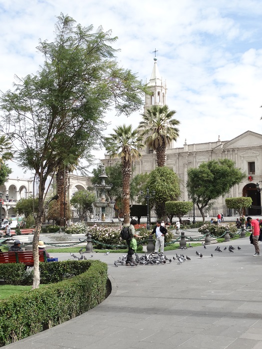 Sehenswürdigkeiten Arequipa - Plaza de Armas