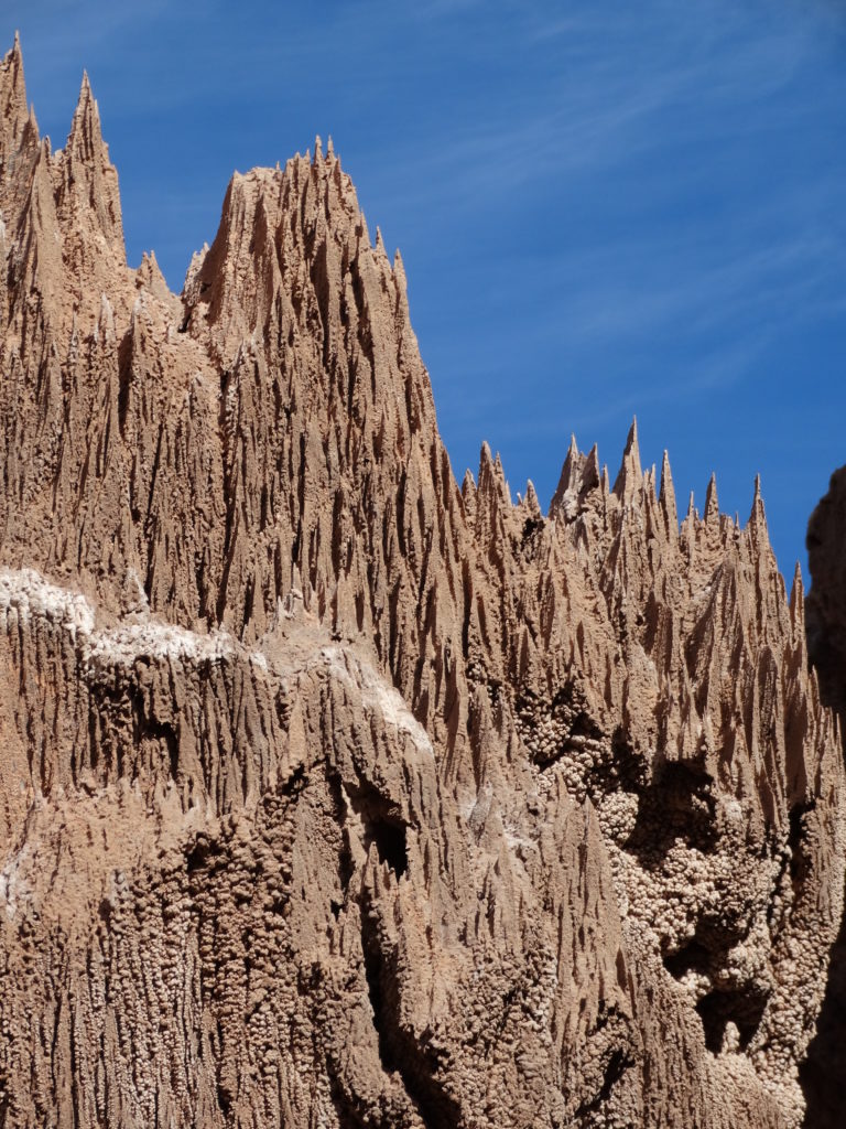 Bizarre Formen in der Cordillera del Sal