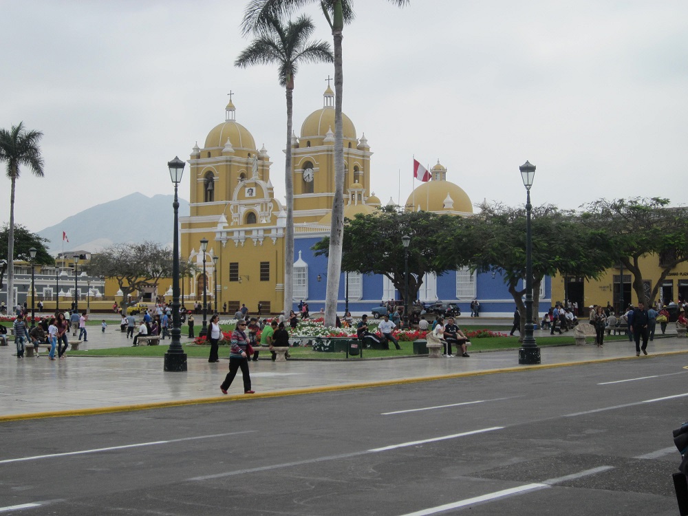 Trujillo Plaza de Armas Norden von Peru