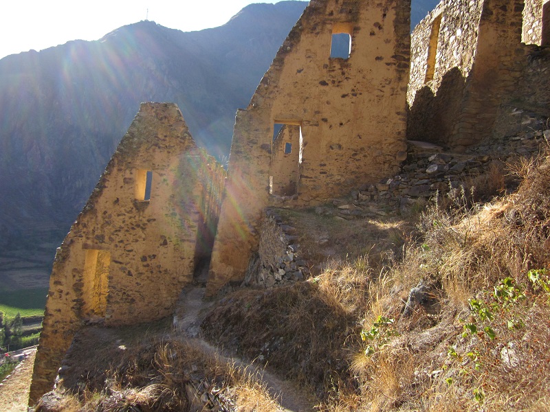 ollantaytambo peru pinkuylluna vorratsspeicher