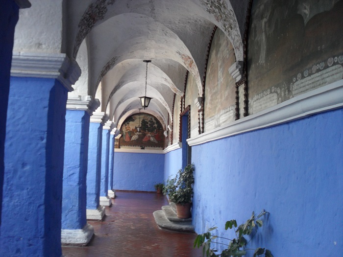 Die Pinakothek im Kloster Santa Catalina