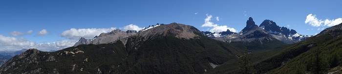 Cerro Castillo Patagonien Chile Panoramenaufnahme