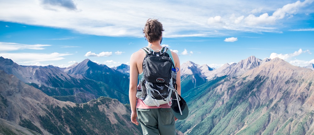 backpacking rucksack praktische fächeraufteilung