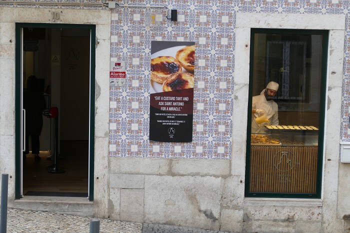 Pastel de Nata Lissabon - pastelaria Santo Antonio